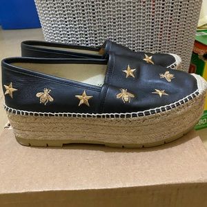 Gucci Leather Espadrilles